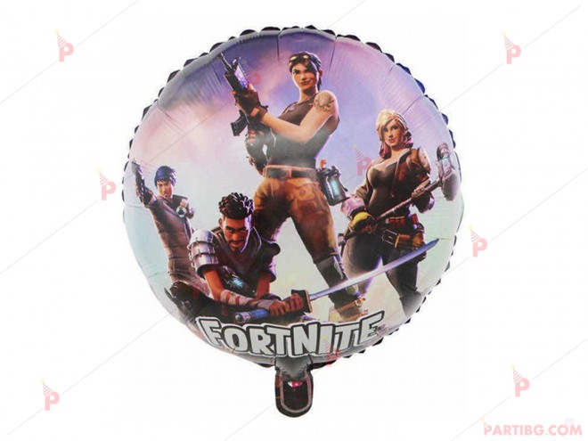 Фолиев балон кръгъл Фортнайт / Fortnite №2 | PARTIBG.COM