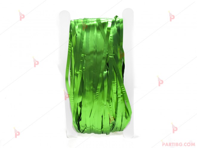Завеса/ресни за украса в зелено | PARTIBG.COM