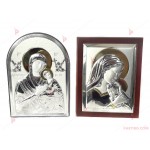 Икона Богородица с Младенеца със сребърно покритие / 1 брой | PARTIBG.COM
