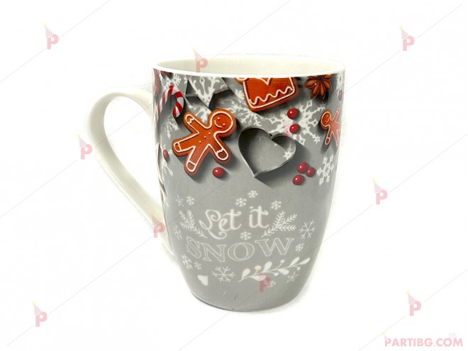Коледна чаша за чай от порцелан | PARTIBG.COM