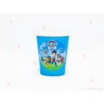 Чашки едноцветни в синьо с декор Пес Патрул / Paw Patrol | PARTIBG.COM