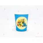 Чашки едноцветни в синьо с декор Мечо Пух / Winnie-the-Pooh | PARTIBG.COM