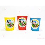 Чашки едноцветни в синьо с декор Мики Маус / Mickey Mousee | PARTIBG.COM