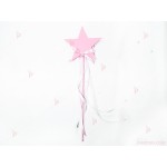 Пръчица за орисница за бебешка погача с розова звезда | PARTIBG.COM