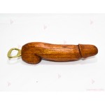Забавна дървена отварачка във формата на пенис-голяма | PARTIBG.COM