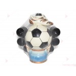 Керамичен комплект - бутилка футболна топка и 6 чаши | PARTIBG.COM