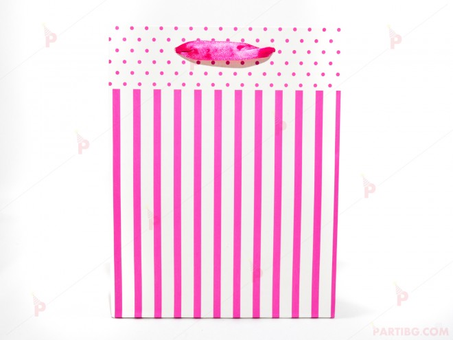 Подаръчна торбичка розова | PARTIBG.COM
