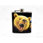 Подаръчен комплект термо чаша и джобна бутилка с мечка | PARTIBG.COM
