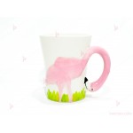Чаша 3D ефект животни - фламинго | PARTIBG.COM