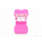 Подаръчна кутия за бижу от кадифе-мече в розово | PARTIBG.COM