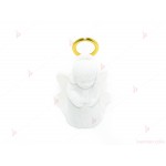 Подаръчна кутия за бижу ангелче в бяло | PARTIBG.COM