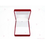 Подаръчна кутия за бижу от кадифе-голяма в червено за комплект | PARTIBG.COM