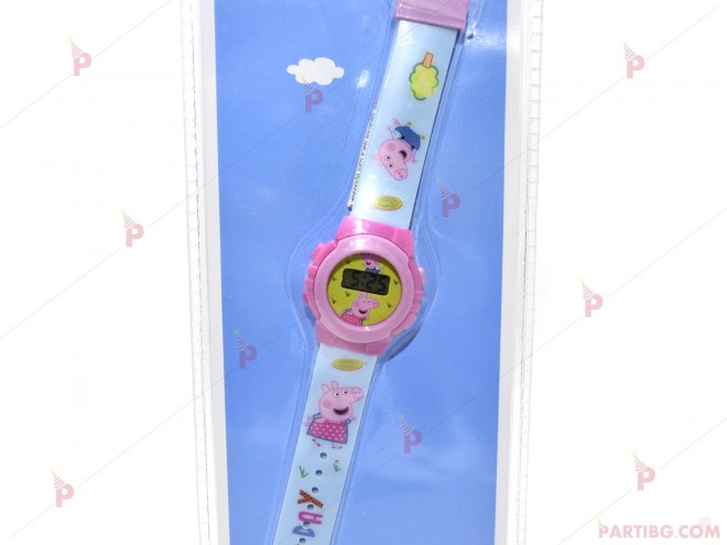 Детски ръчен часовник - декор Пепа пиг / Peppa pig | PARTIBG.COM