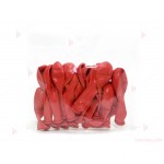 Мини балони 20бр. ф13см пастел червено | PARTIBG.COM