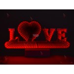Светеща фигура надпис "love" | PARTIBG.COM