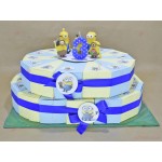Картонена торта с декор Миньони - 32 парчета | PARTIBG.COM