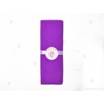Салфетка едноцветна в лилаво и тематичен декор Принцеса София / Sofia the First 2 | PARTIBG.COM