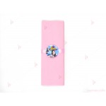 Салфетка едноцветна в розово и тематичен декор Сой Луна 2 | PARTIBG.COM