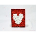 Сърце от розички в червена кутия | PARTIBG.COM