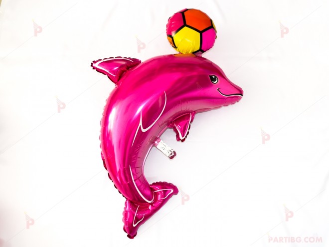 Фолиев балон делфин с топка | PARTIBG.COM